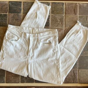 Mother Denim, white “The Sinner Almost Innocent”, size 27, good condition